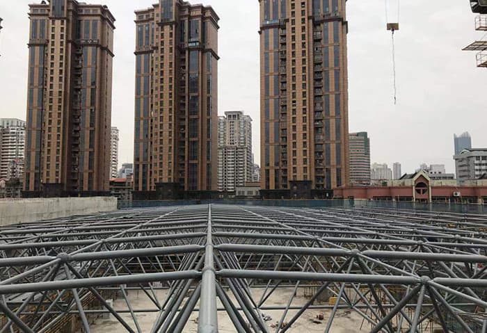 儋州螺栓球网架结构